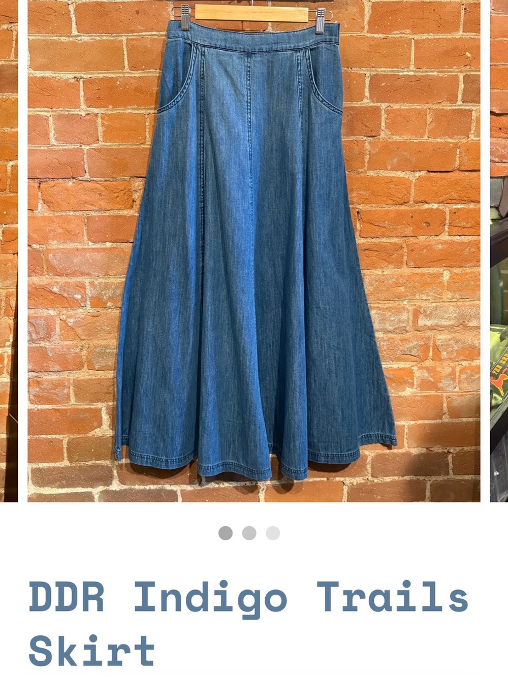 Double D Ranch Indigo Trail Skirt - Picture 8 of 8